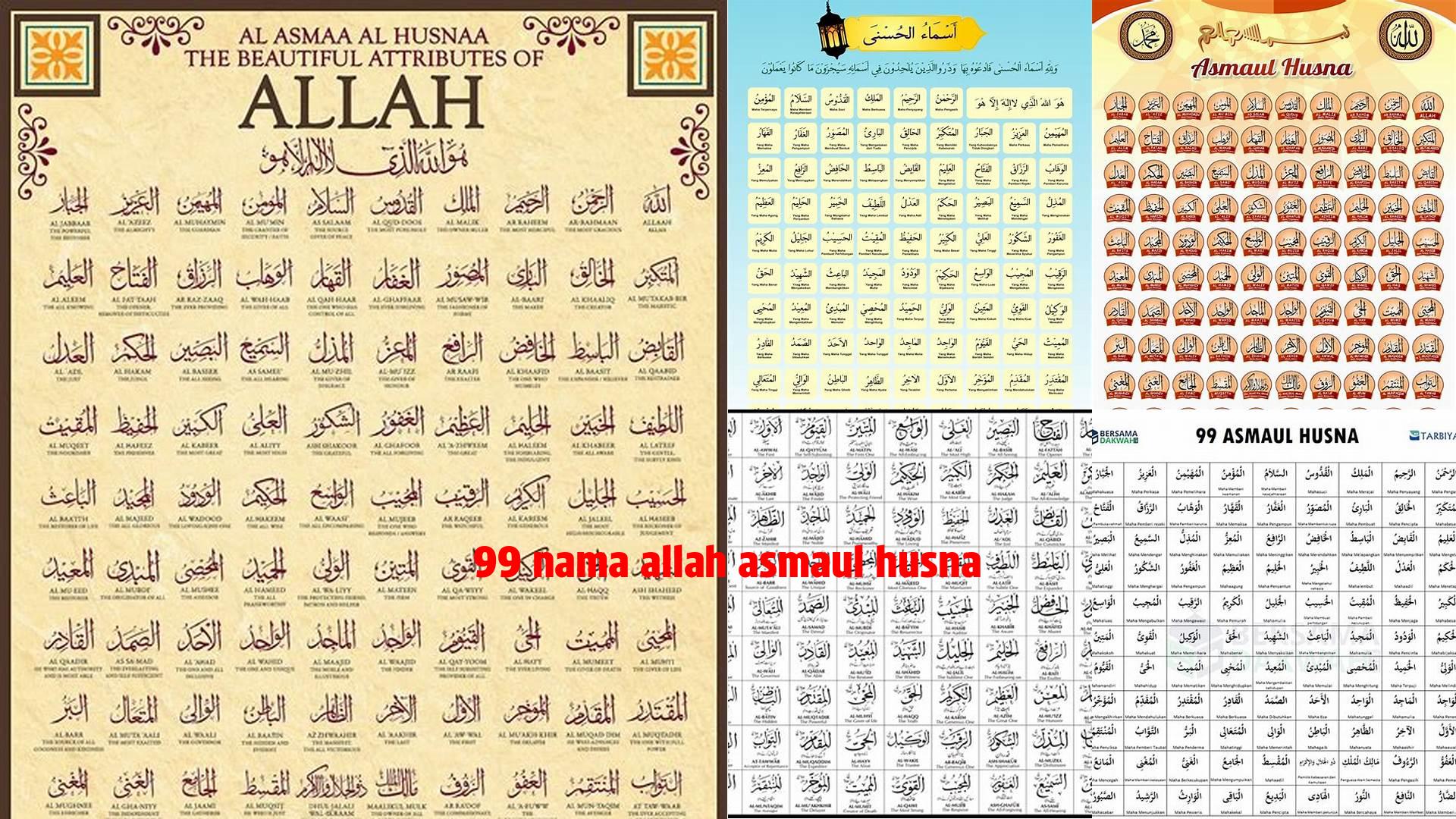 99 Nama Allah Asmaul Husna: Panduan Lengkap