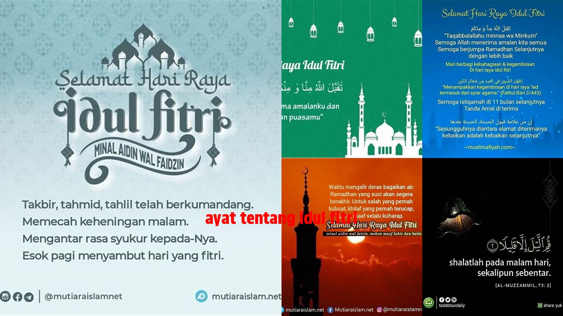 Ayat Tentang Idul Fitri