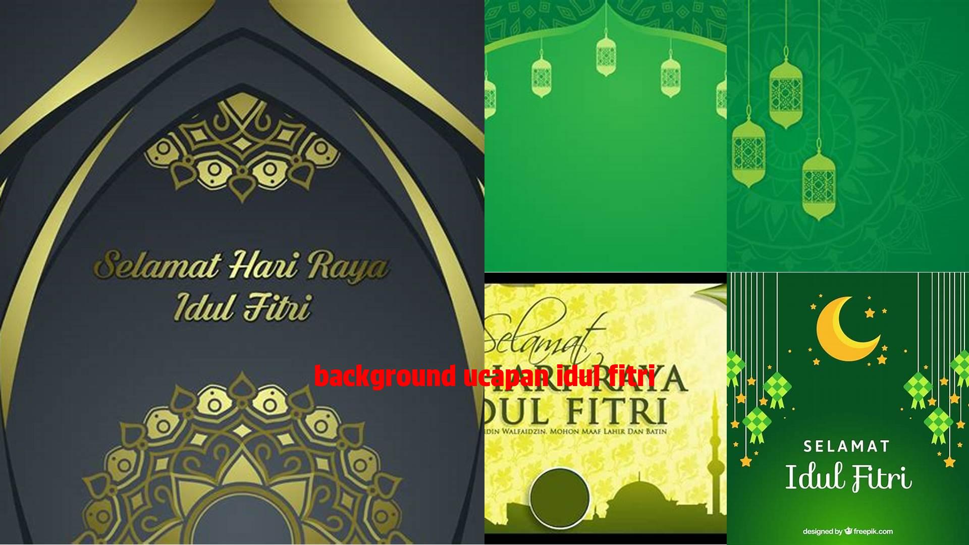 Background Ucapan Idul Fitri