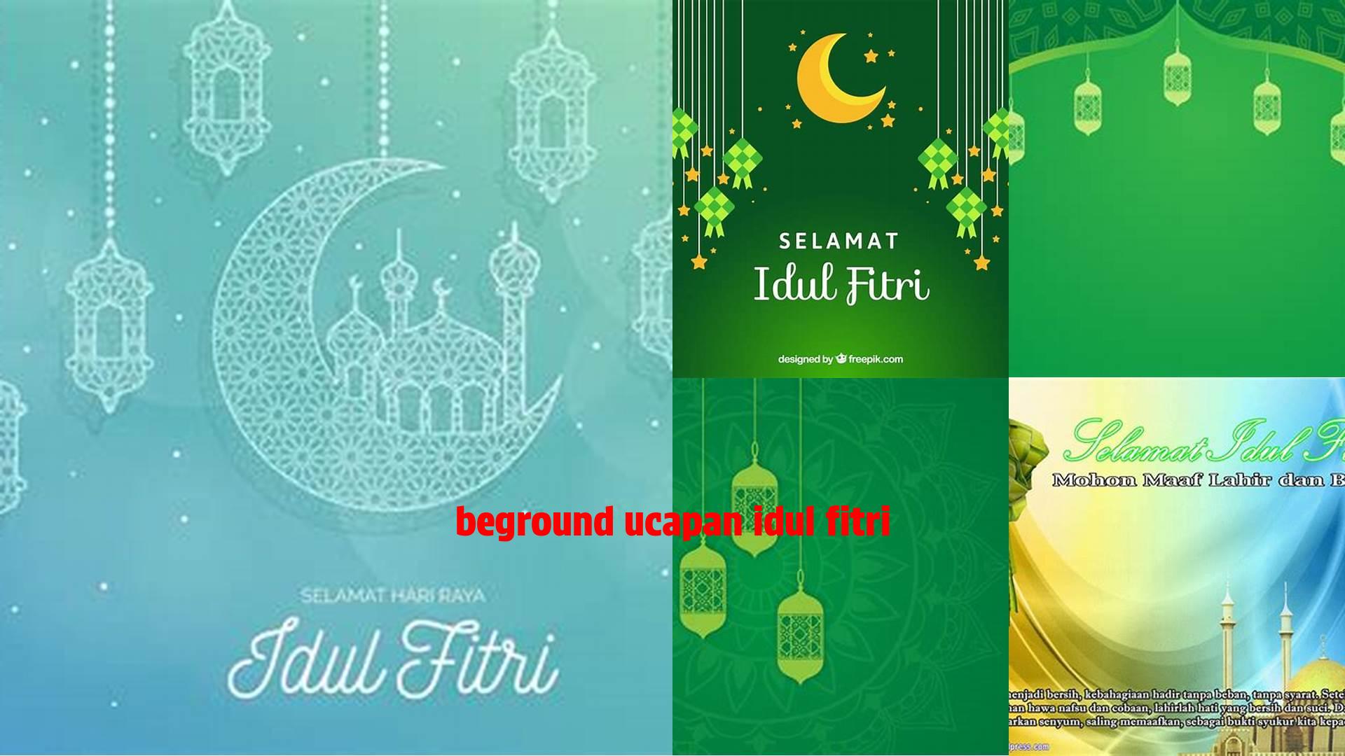 Beground Ucapan Idul Fitri