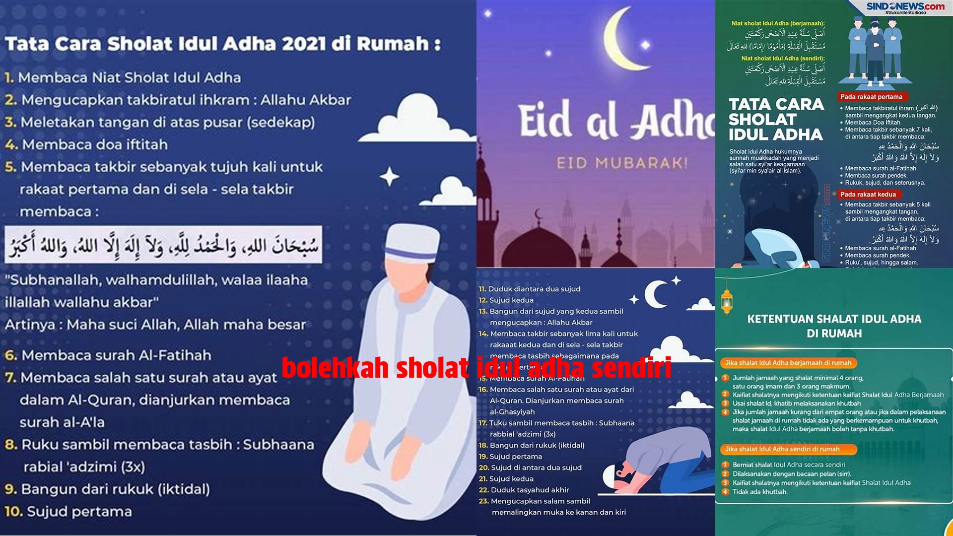 Bolehkah Sholat Idul Adha Sendiri