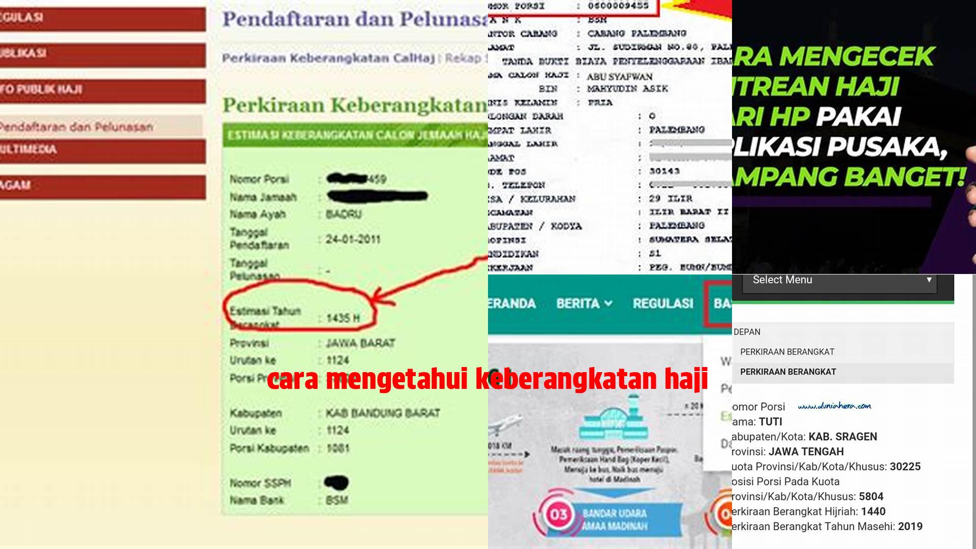 Cara Mudah Mengetahui Jadwal Keberangkatan Haji