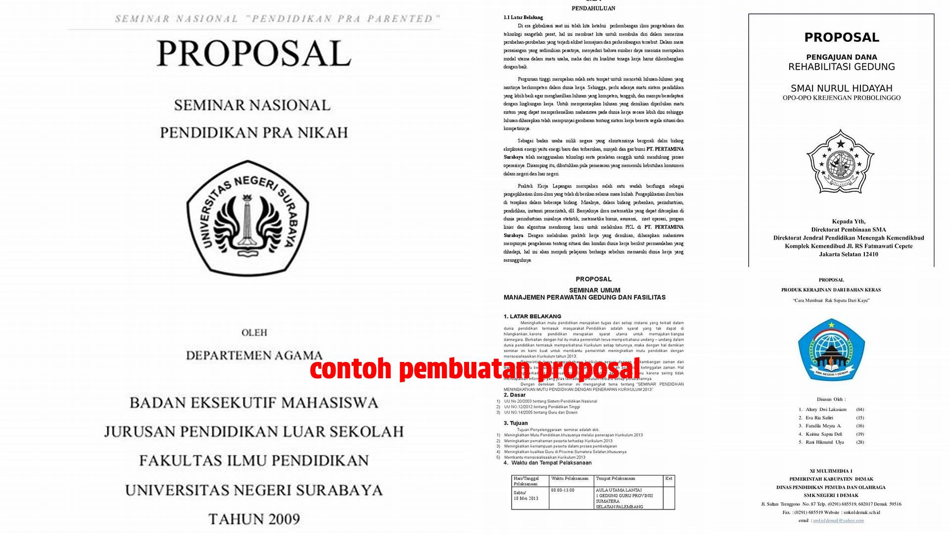 Panduan Lengkap: Contoh Pembuatan Proposal yang Efektif