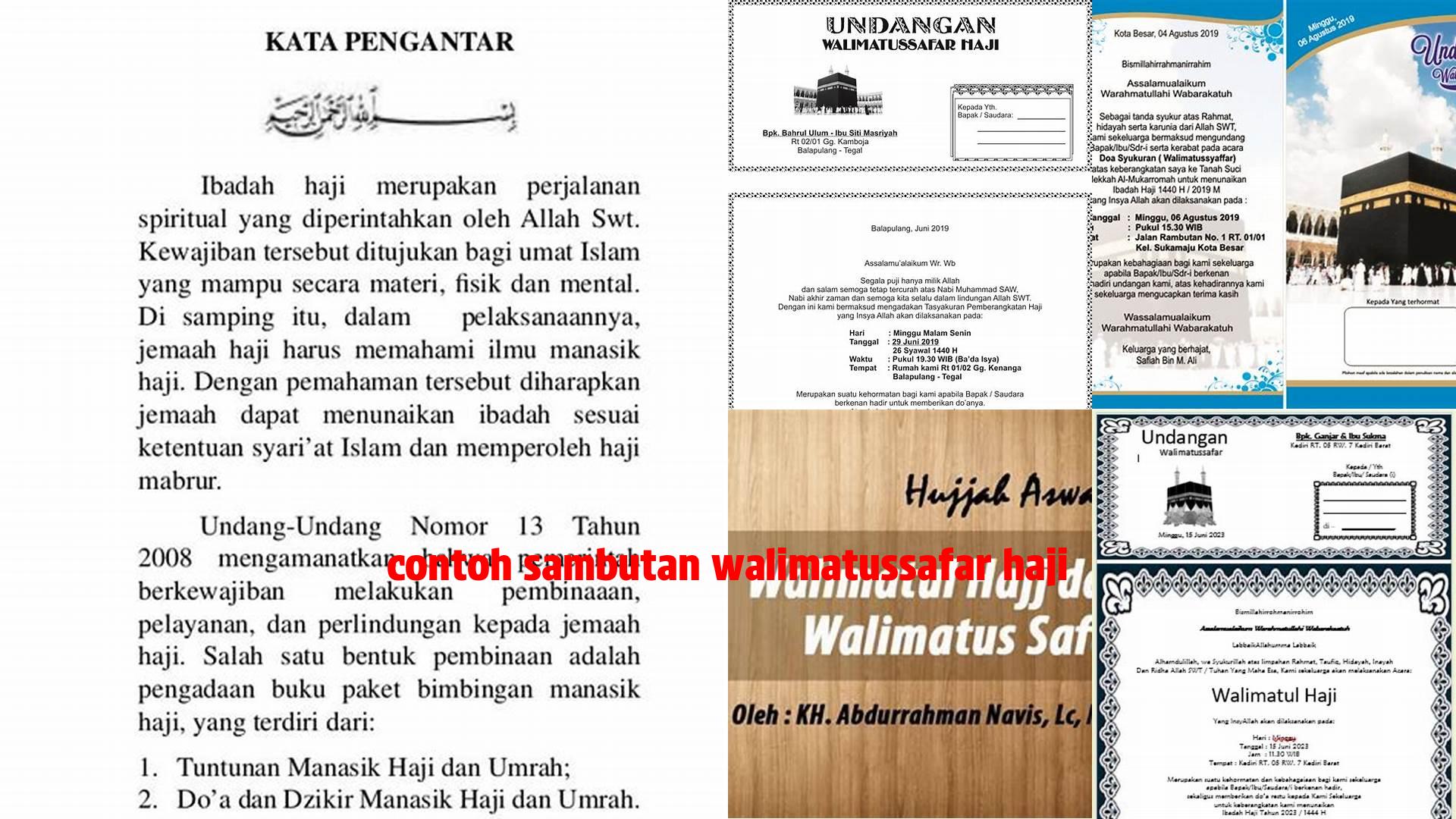 Tips Menyusun Sambutan Walimatussafar Haji yang Menginspirasi