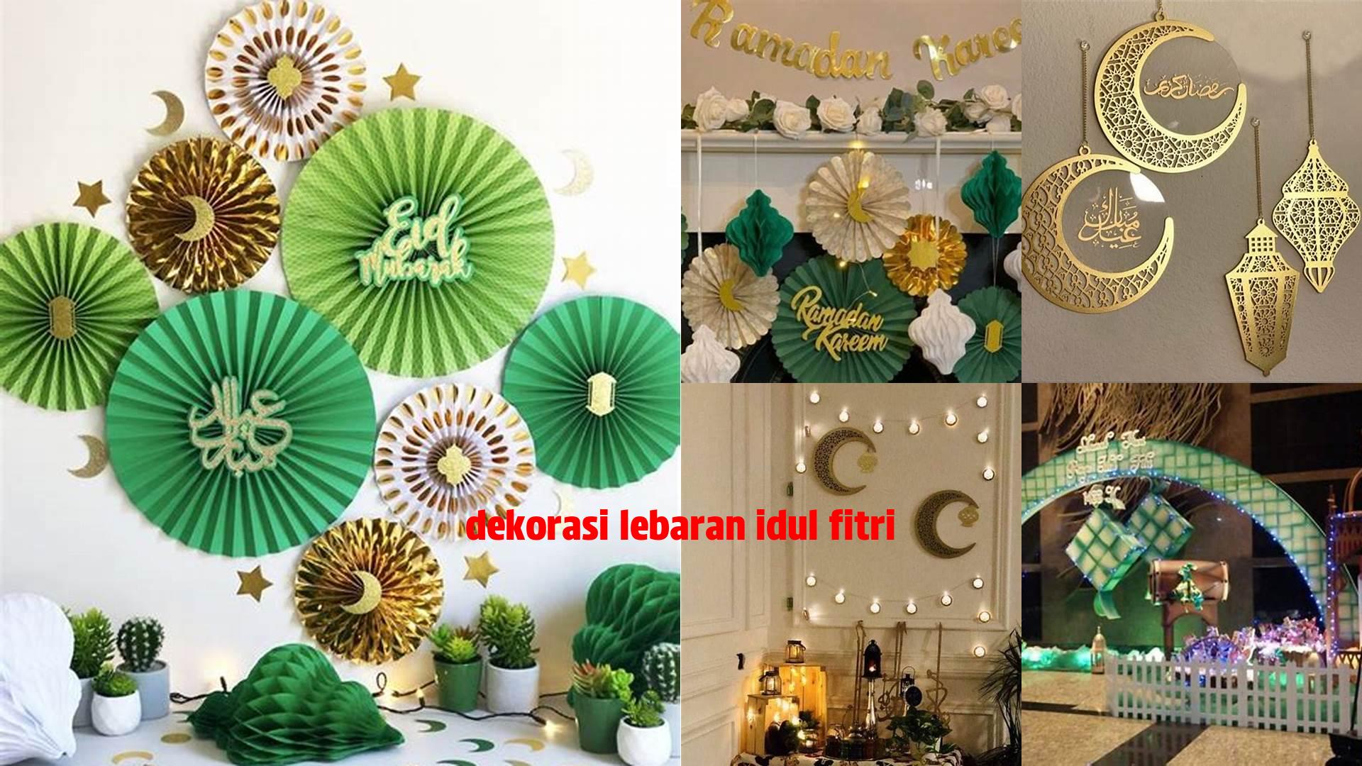 Dekorasi Lebaran Idul Fitri