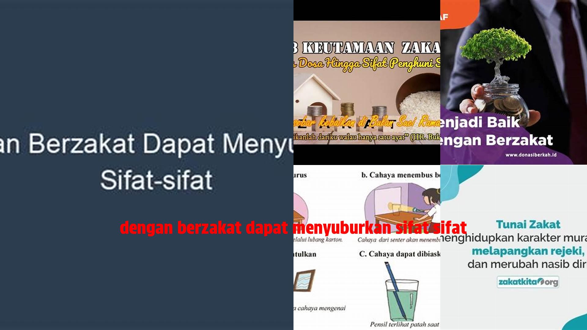 Berzakat Menumbuhkan Sifat Terpuji, Yuk Amalkan!