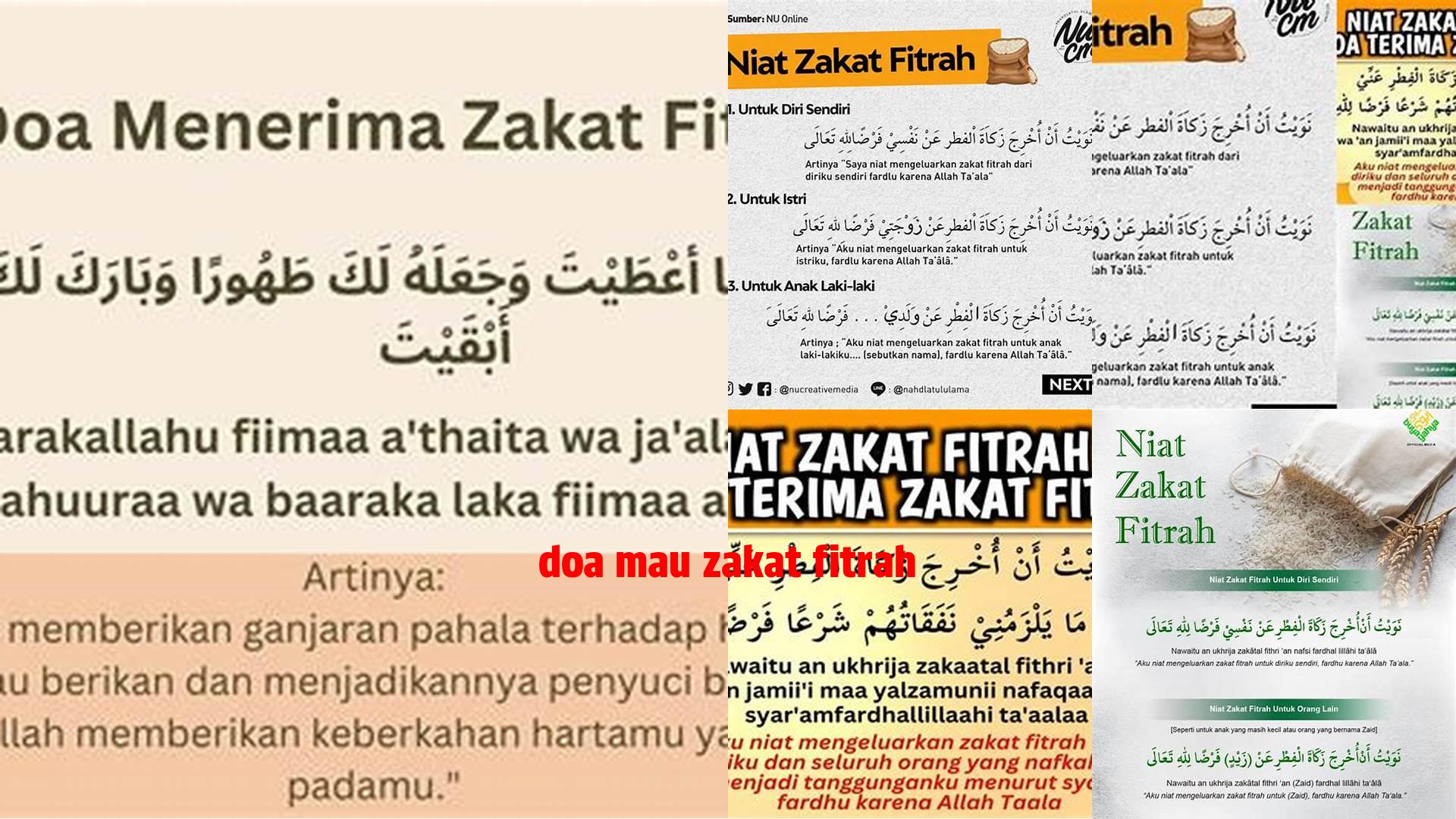 Cara Membaca Doa Mau Zakat Fitrah yang Benar