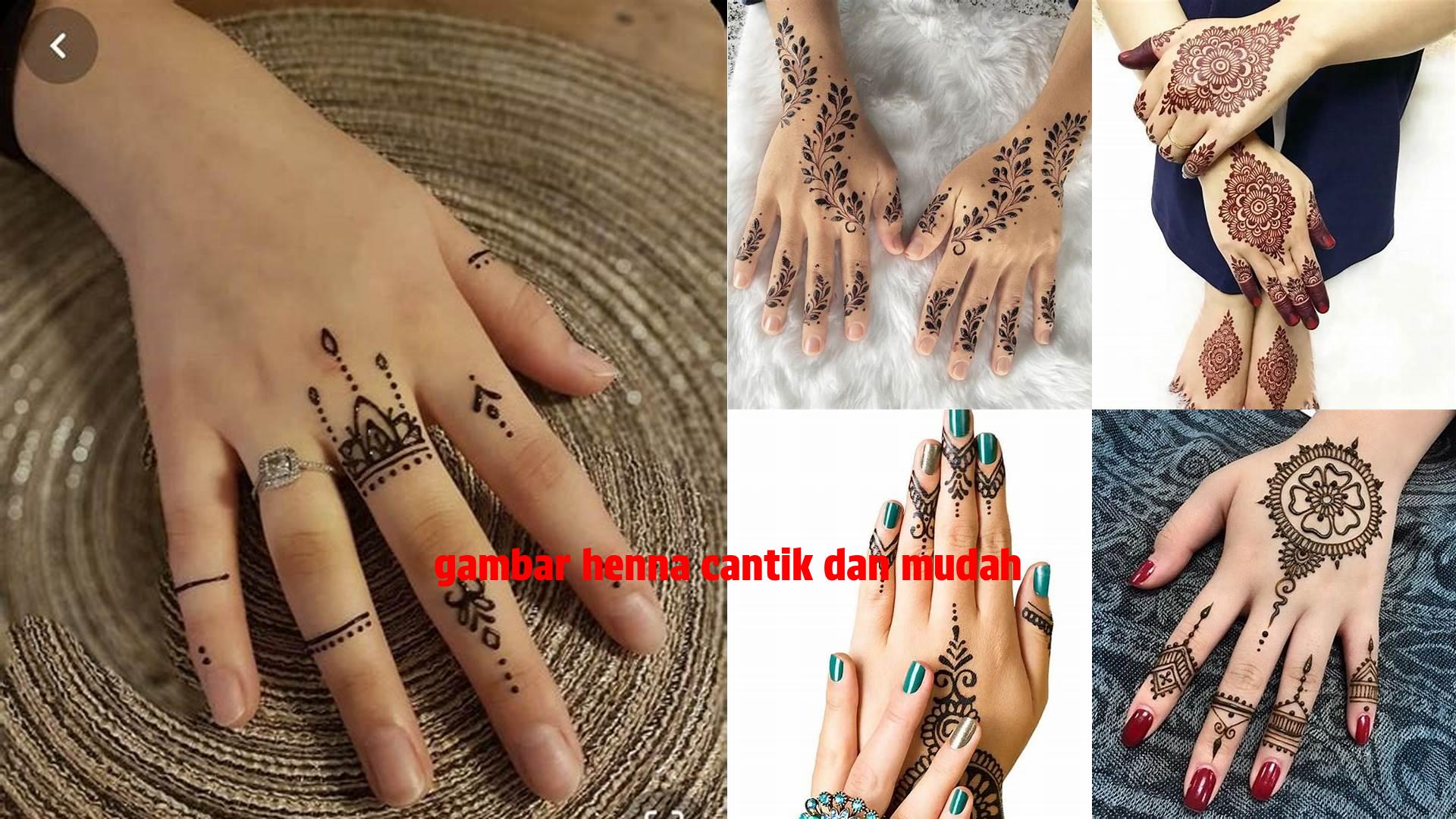 Cara Membuat Gambar Henna Cantik dan Mudah untuk Berbagai Acara