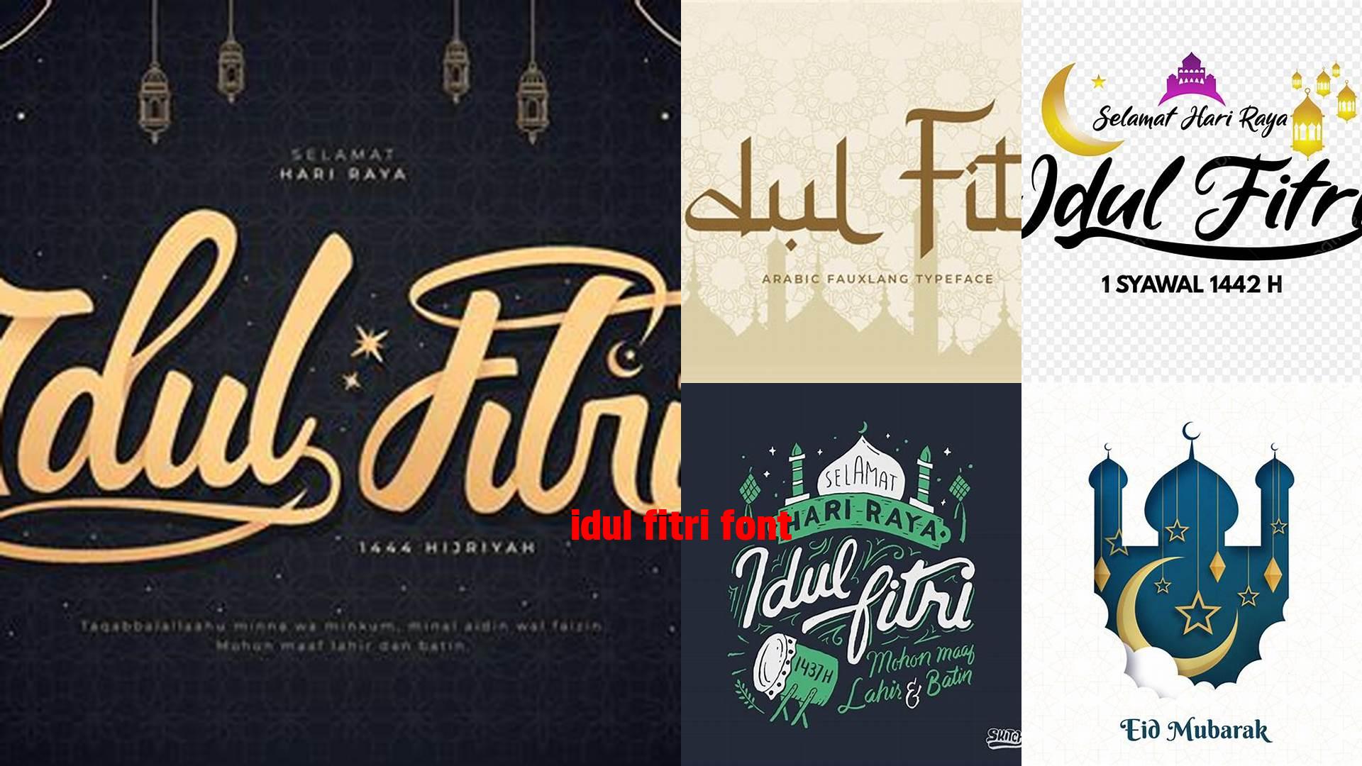 Idul Fitri Font