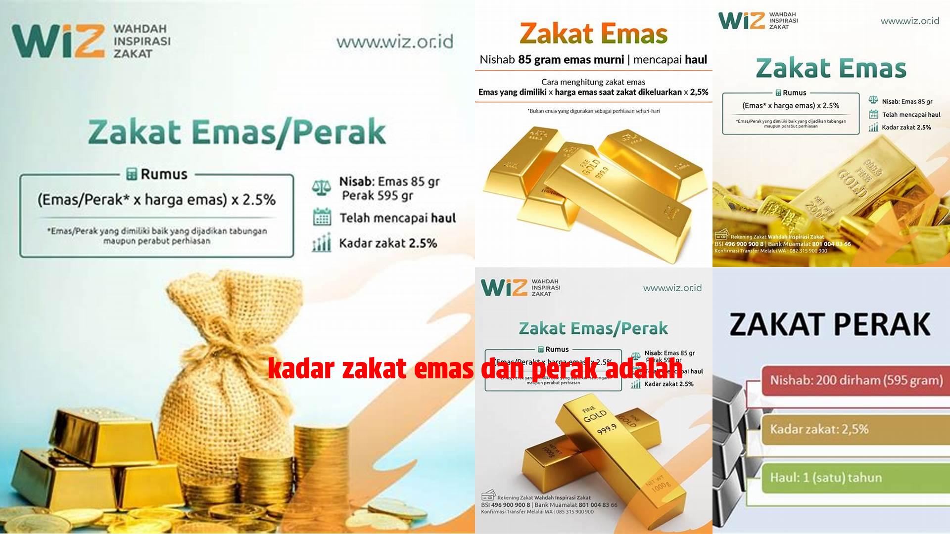 Panduan Lengkap Kadar Zakat Emas dan Perak