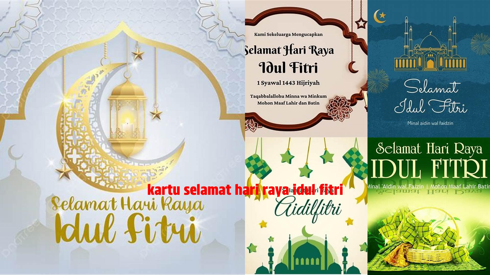 Kartu Selamat Hari Raya Idul Fitri