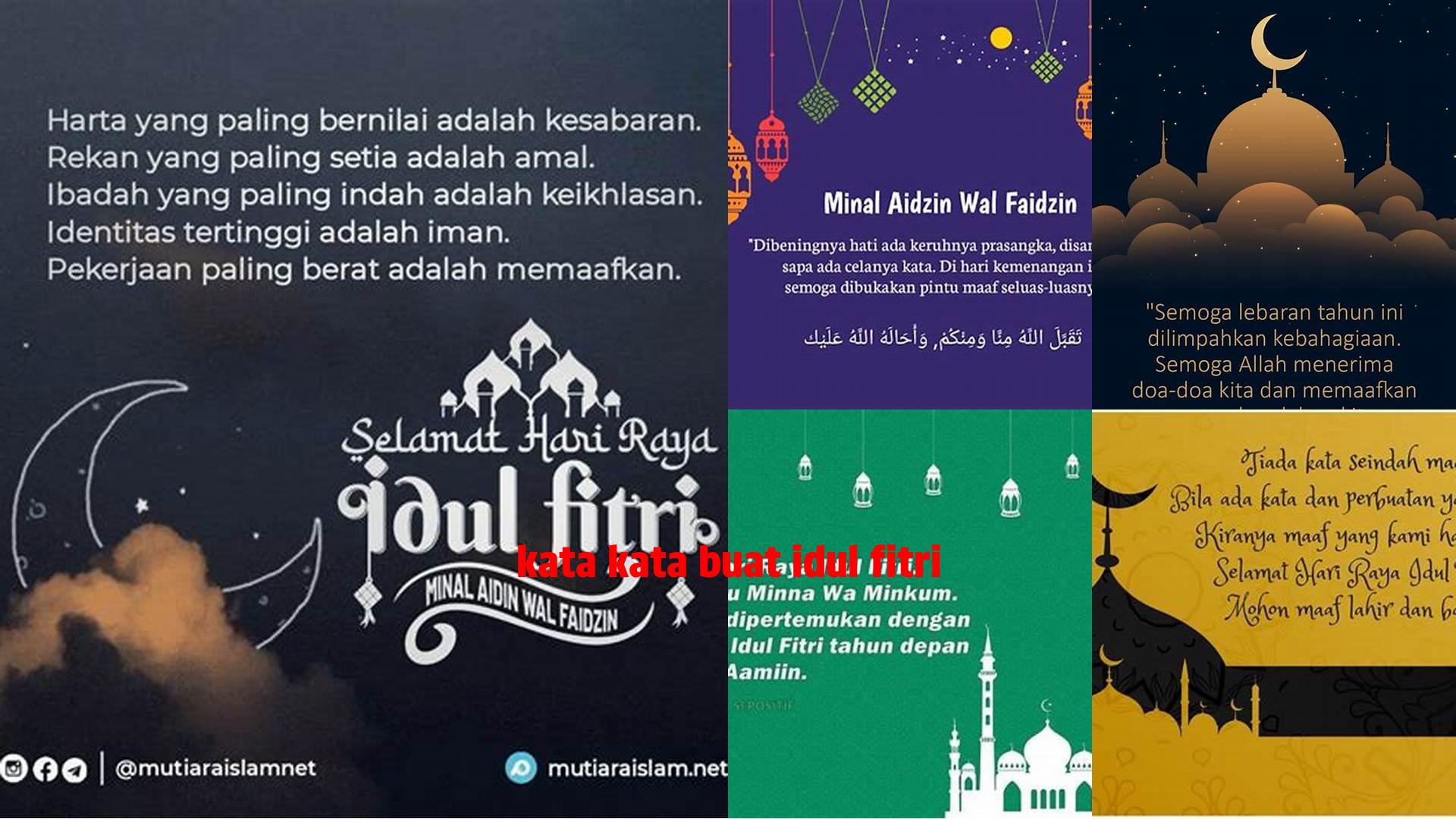 Kata Kata Buat Idul Fitri