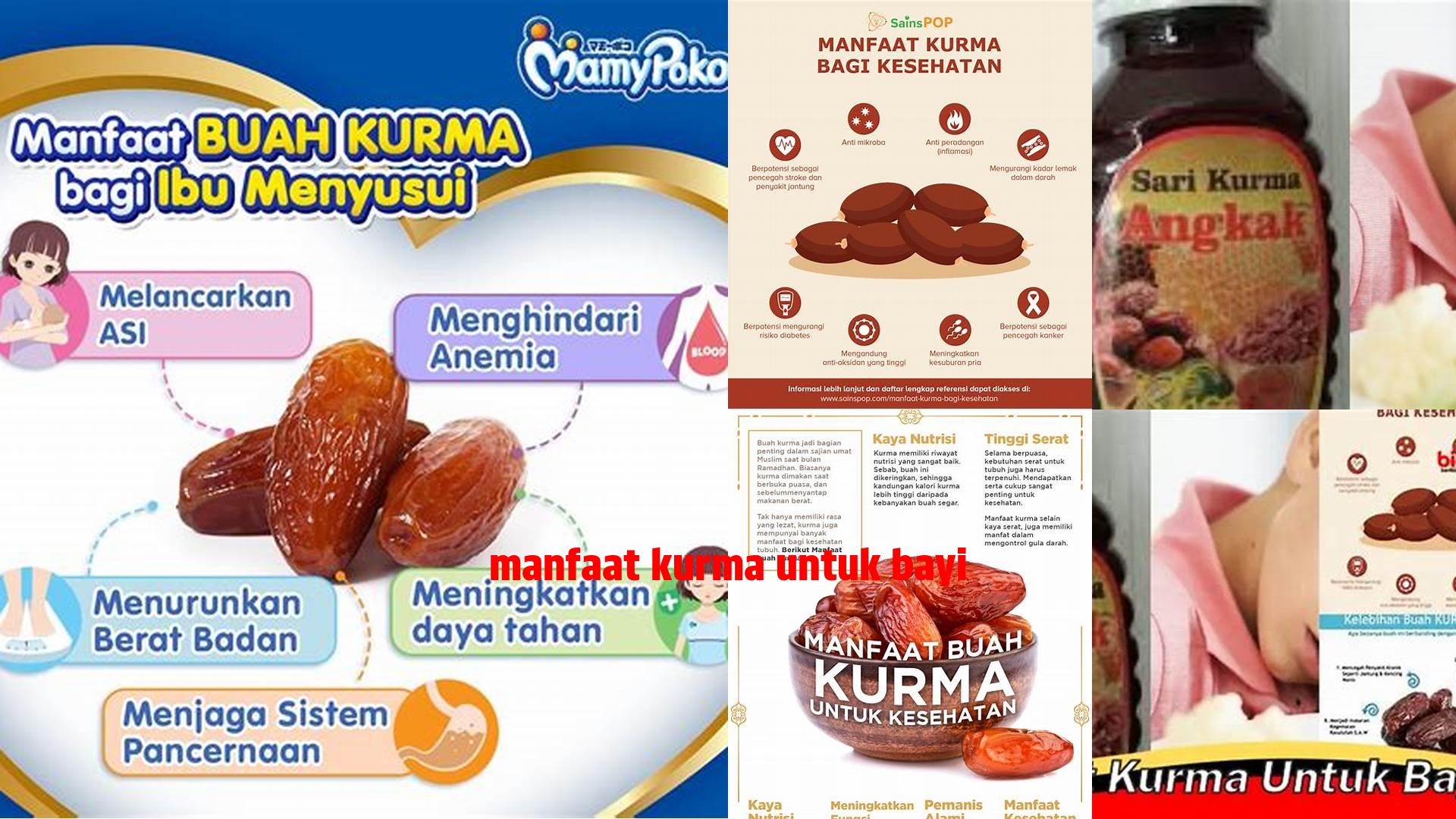 Temukan 10 Manfaat Kurma untuk Bayi yang Jarang Diketahui, Wajib Anda Tahu!