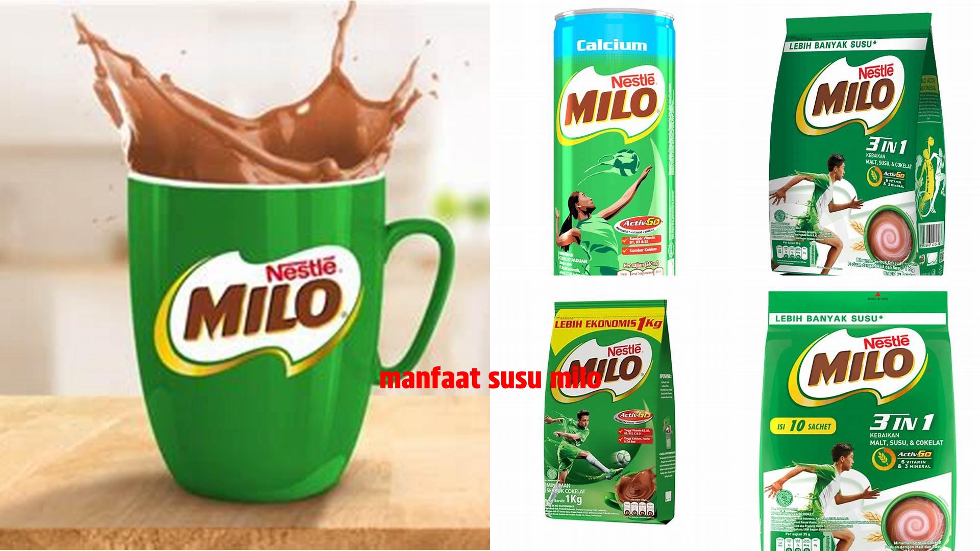 Temukan Manfaat Susu Milo yang Jarang Diketahui untuk Kesehatan Anda