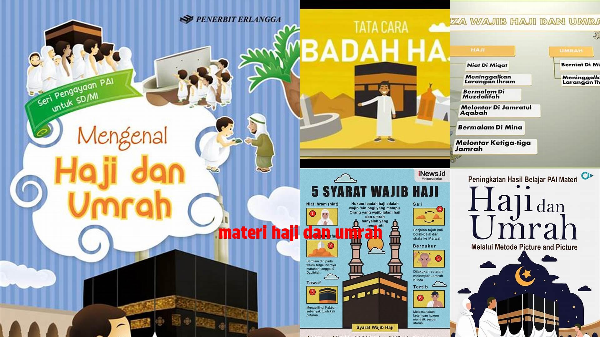 Panduan Lengkap Materi Haji dan Umrah untuk Ibadah Sempurna