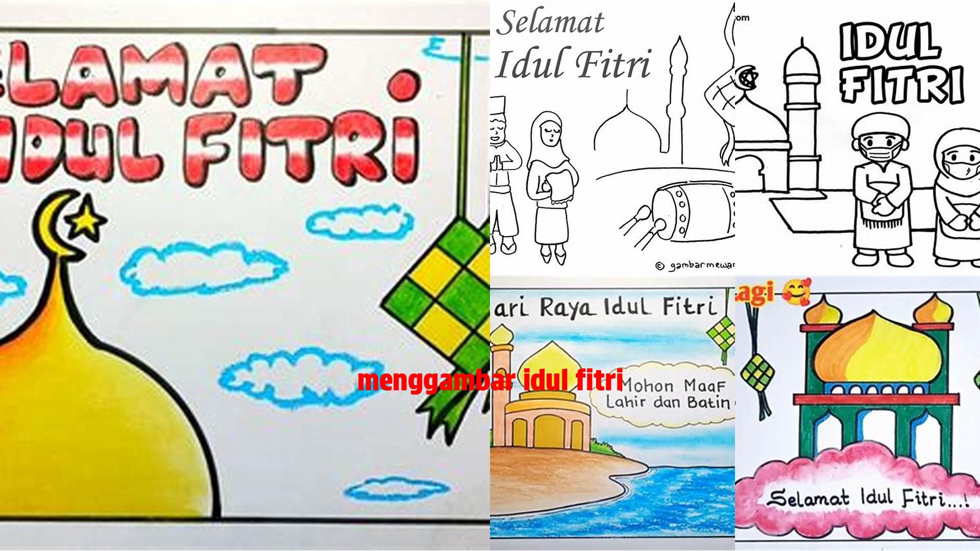 Menggambar Idul Fitri