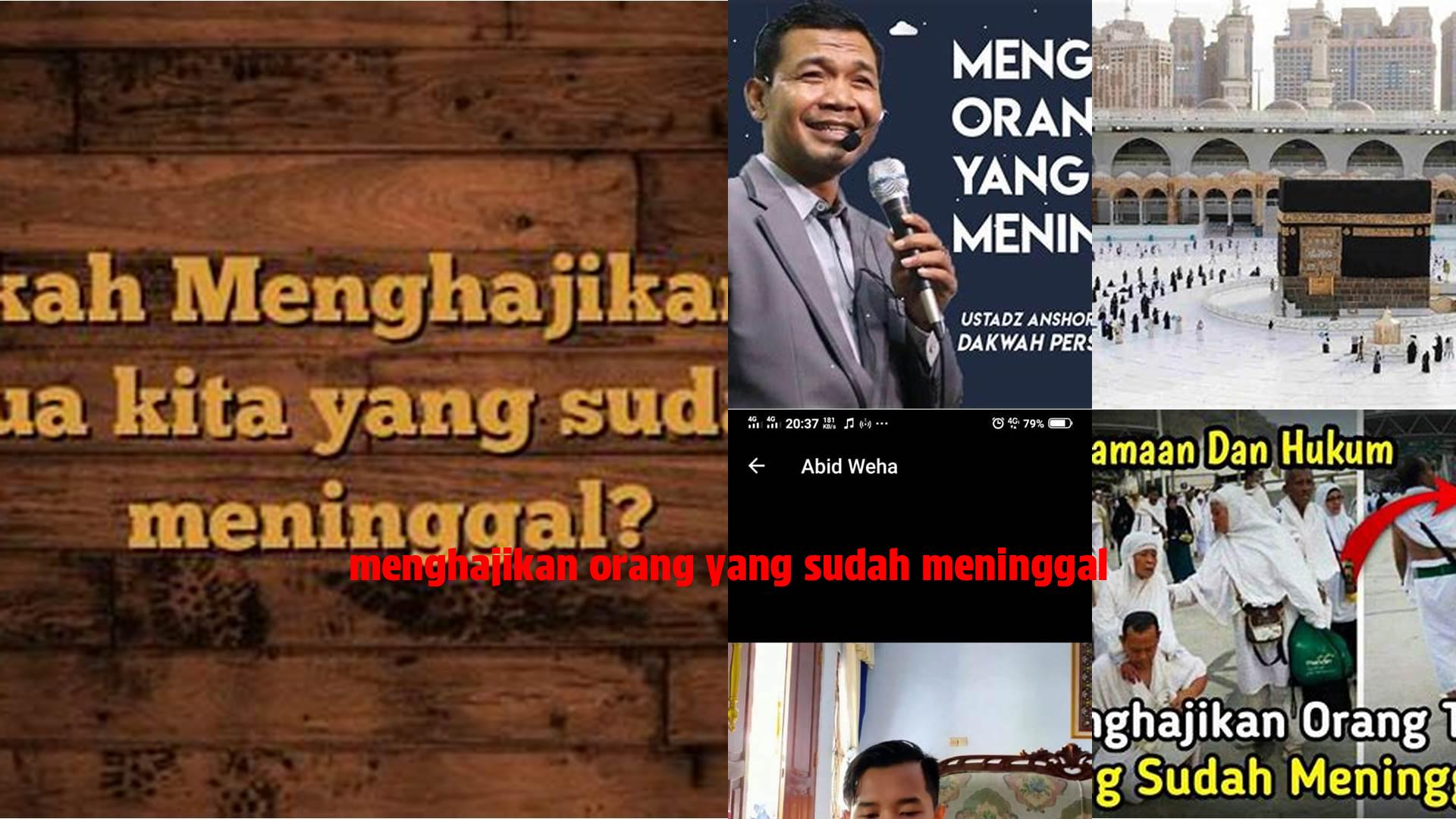 Panduan Menghajikan Orang yang Sudah Meninggal