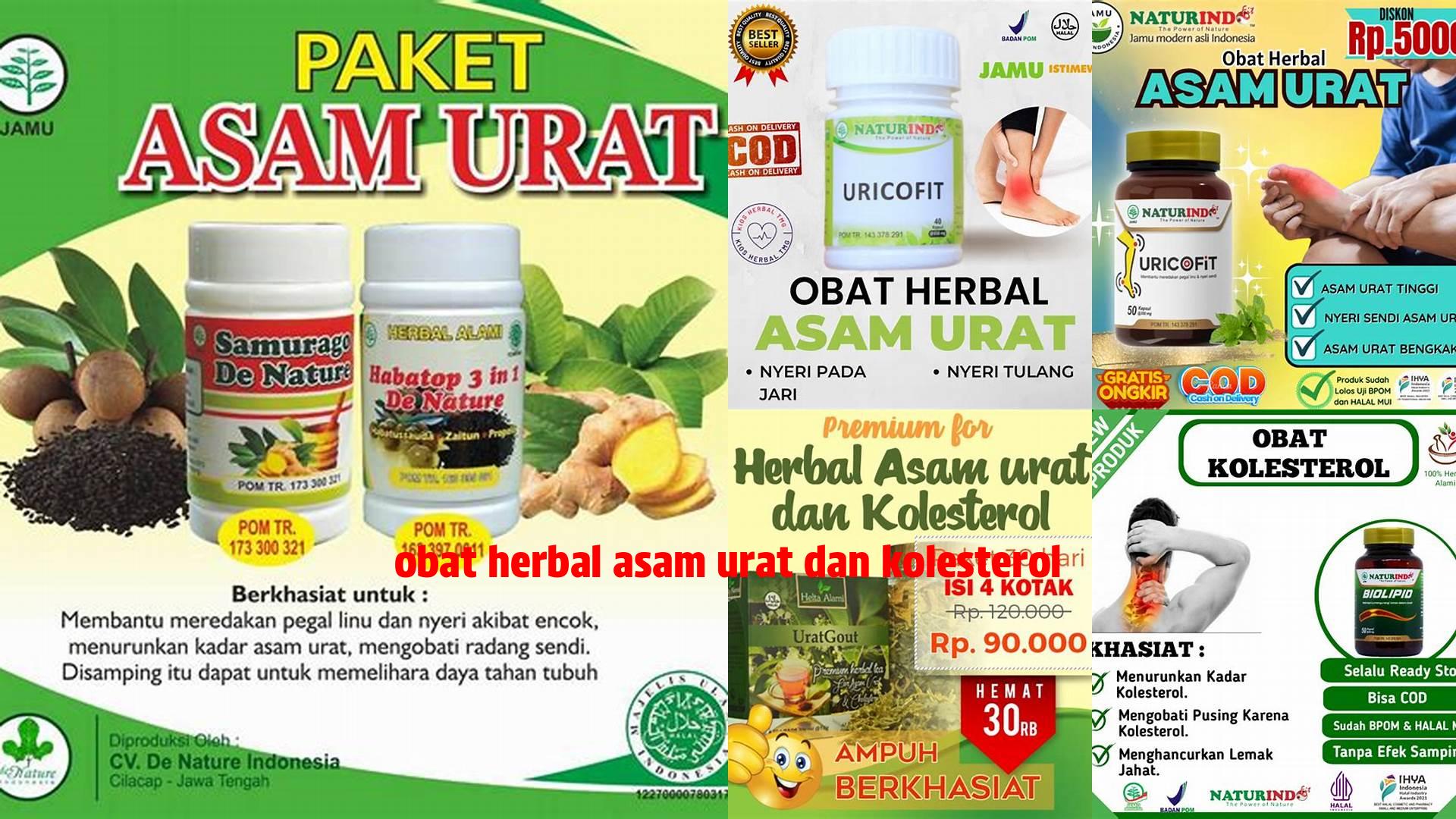 Rahasia Ampuh Atasi Asam Urat dan Kolesterol dengan Obat Herbal!