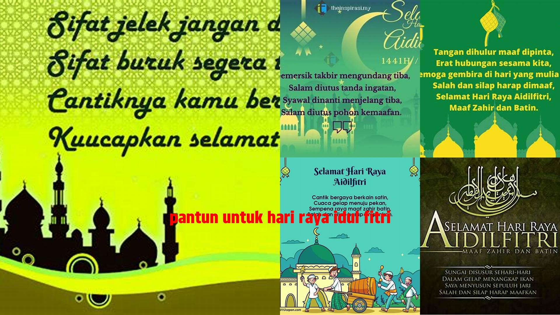 Pantun Untuk Hari Raya Idul Fitri