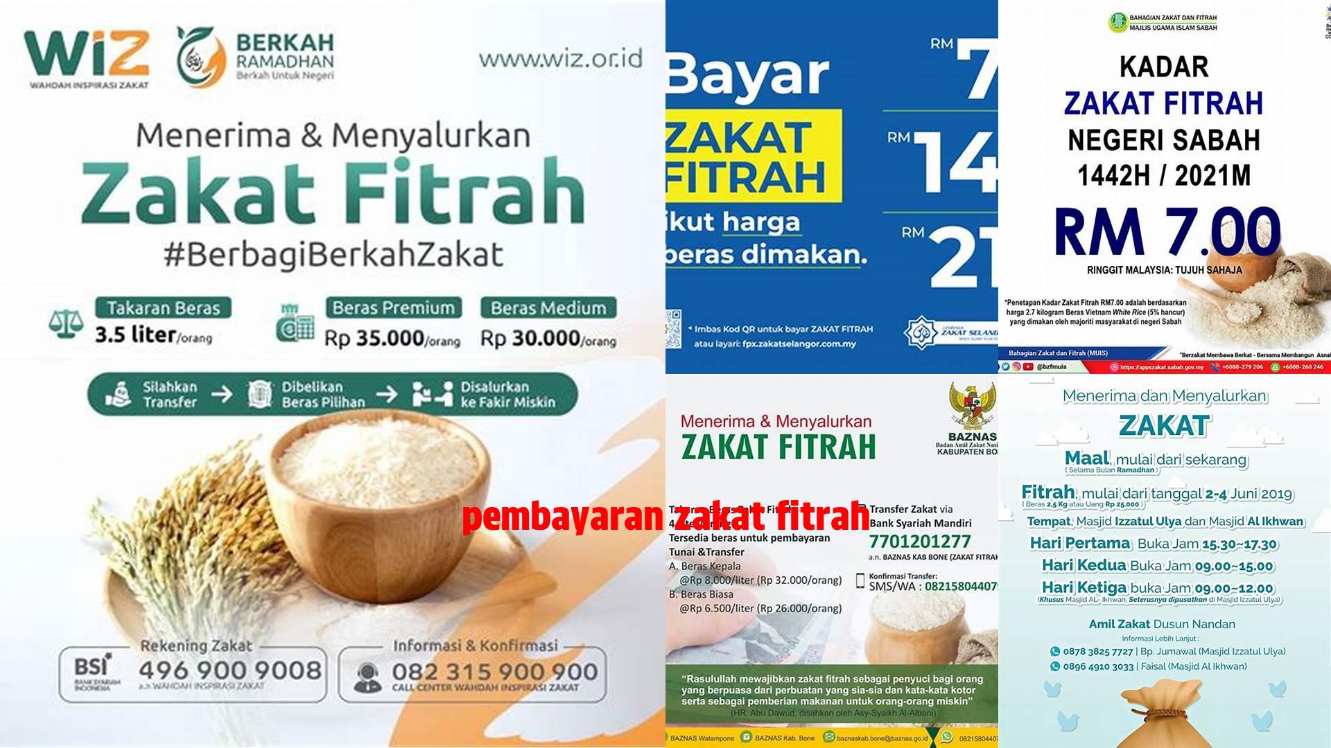 Panduan Lengkap Pembayaran Zakat Fitrah untuk Muslim yang Taat