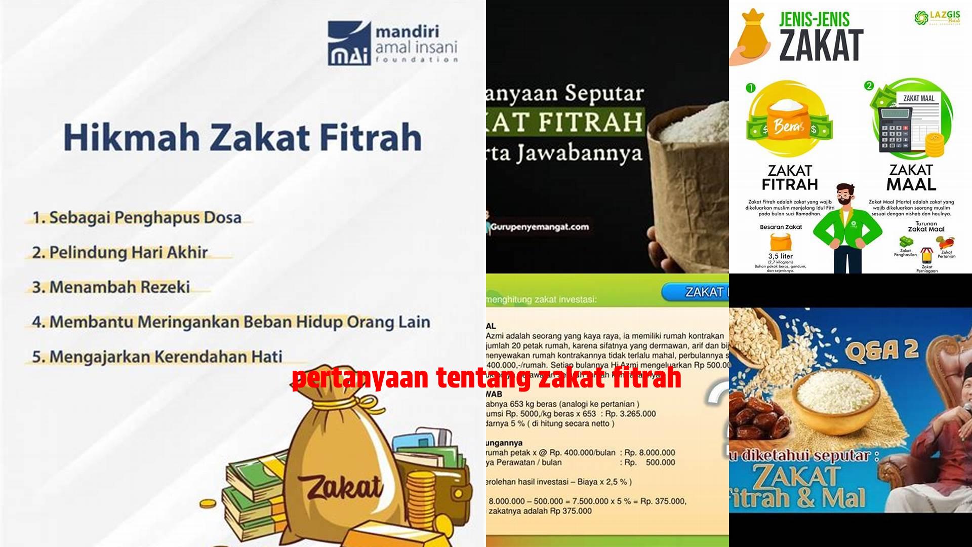 Pertanyaan Penting Seputar Zakat Fitrah yang Wajib Diketahui