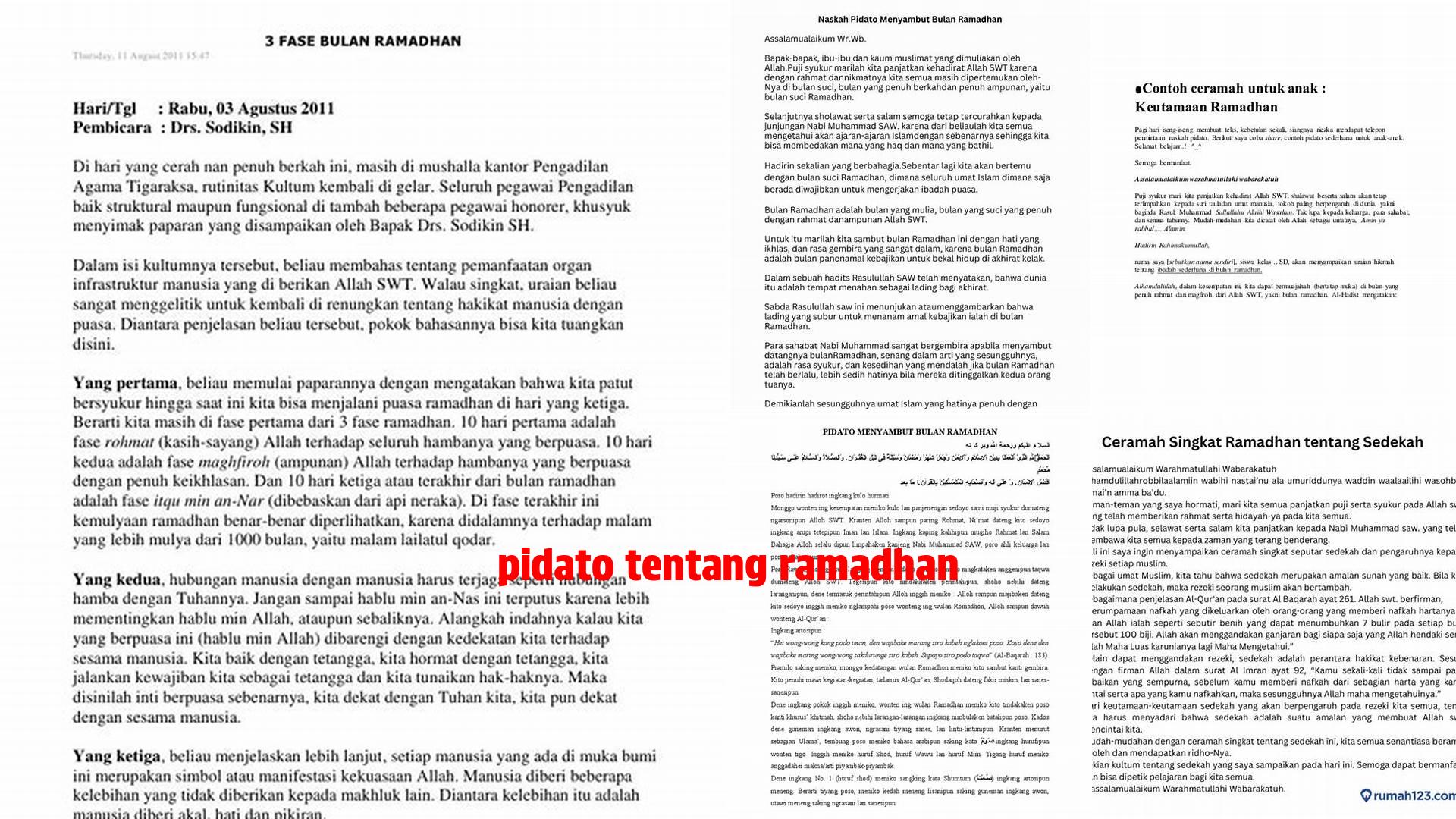 Cara Membuat Pidato Ramadhan yang Berkesan untuk Penceramah