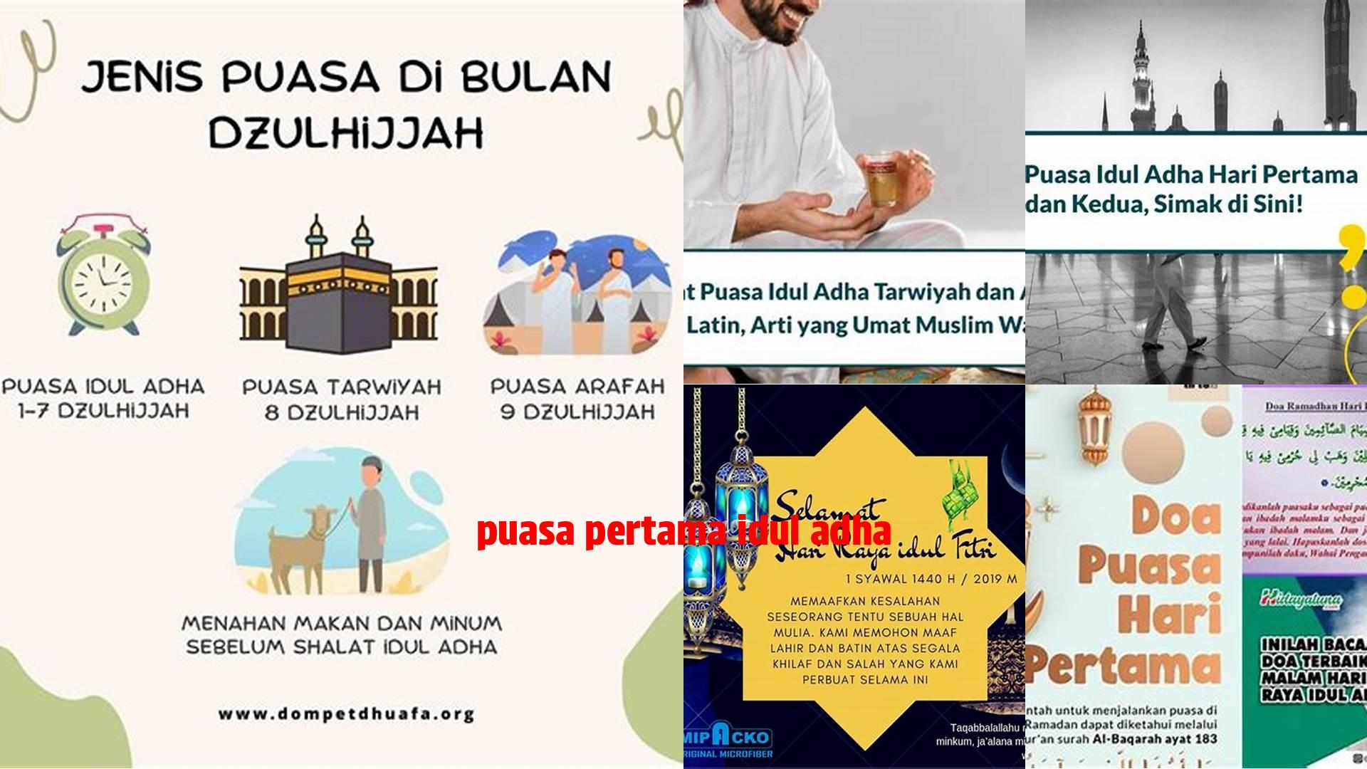 Puasa Pertama Idul Adha