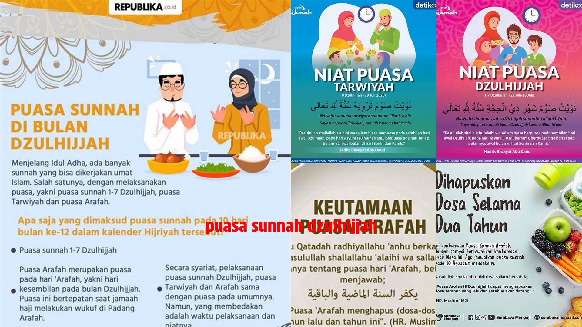 Puasa Sunnah Dzulhijjah