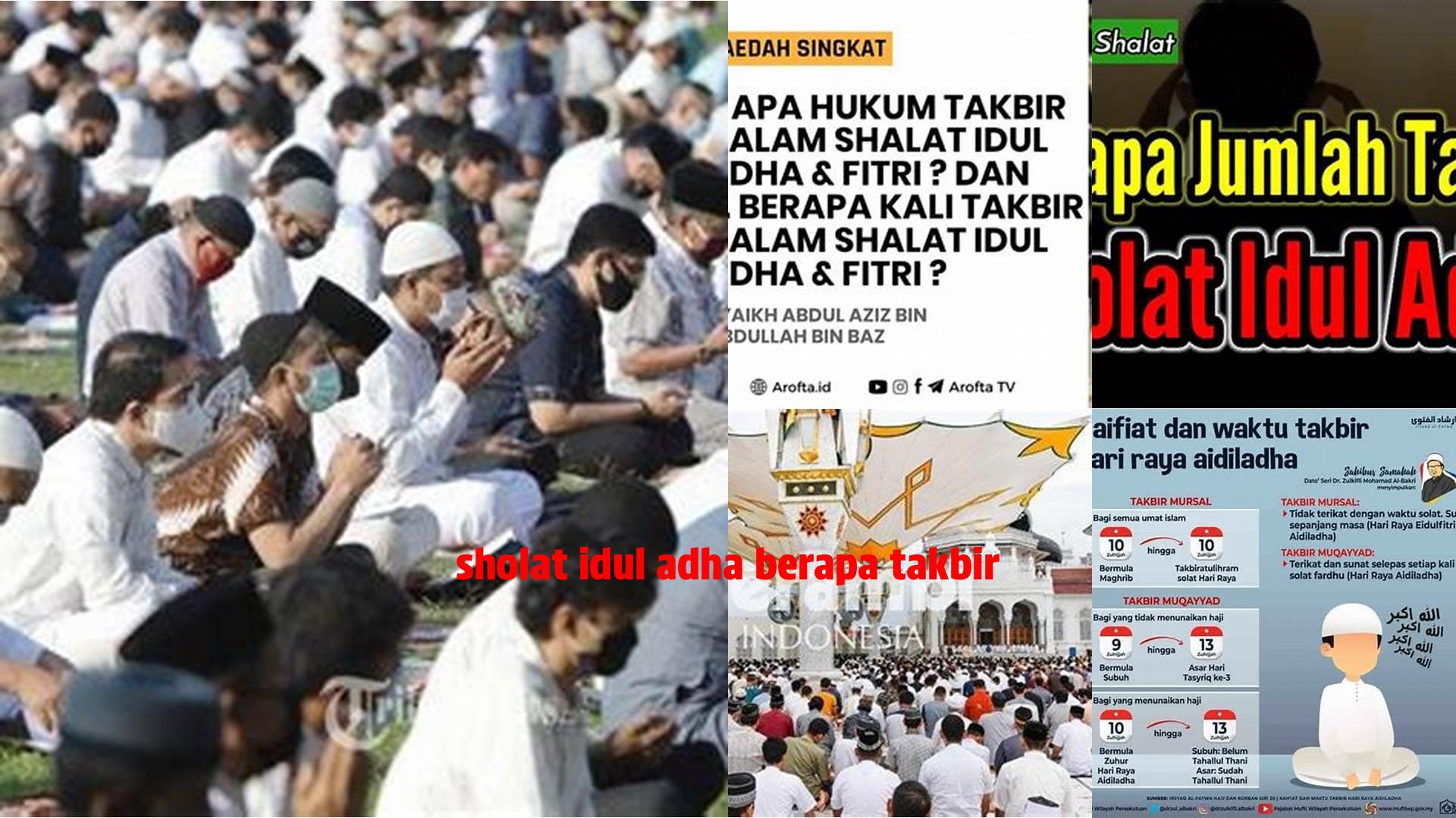 Cara Sholat Idul Adha: Berapa Takbir yang Benar?