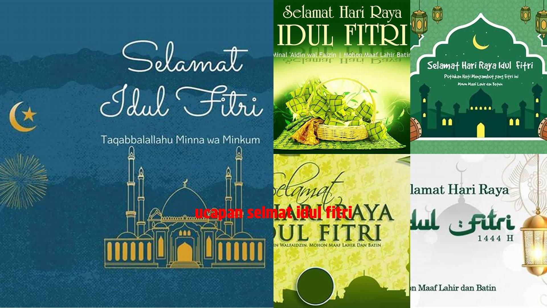 Ucapan Selmat Idul Fitri