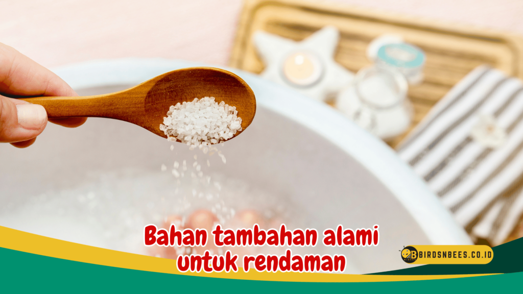 Bahan tambahan alami untuk rendaman