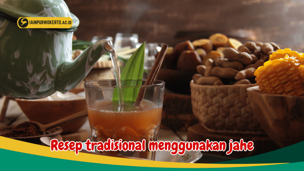 Resep tradisional menggunakan jahe