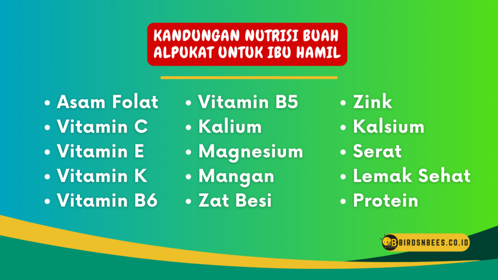 Kandungan Nutrisi Buah Alpukat Untuk Ibu Hamil