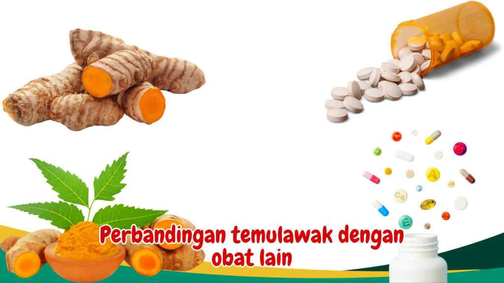 Perbandingan temulawak dengan obat lain