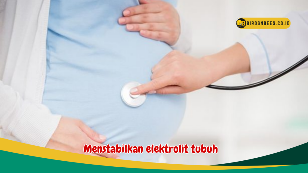 Menstabilkan elektrolit tubuh