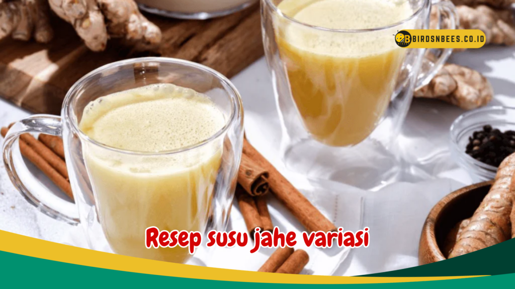 Resep susu jahe variasi